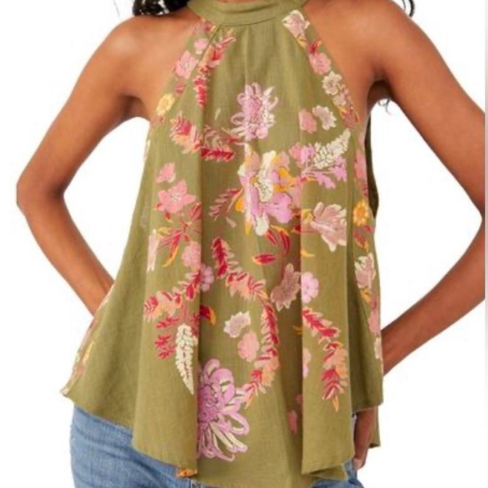 Free People Floral Top